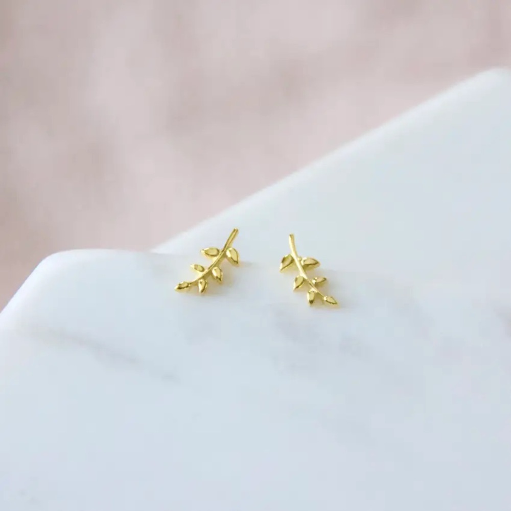 Olive Branch Earrings